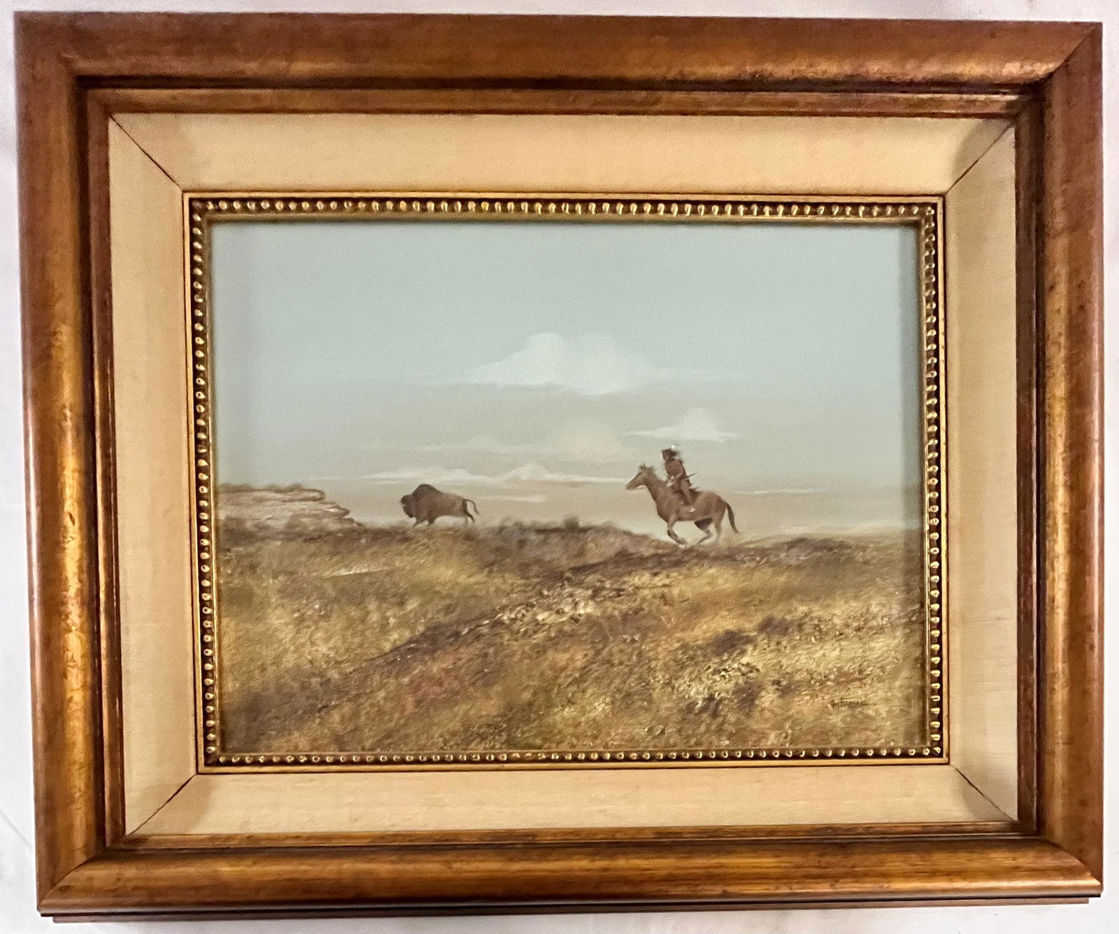 PAINTING ON BOARD BY RAUL GUTIERREZ (BORN 1935, TEXAS) (1 of 6)