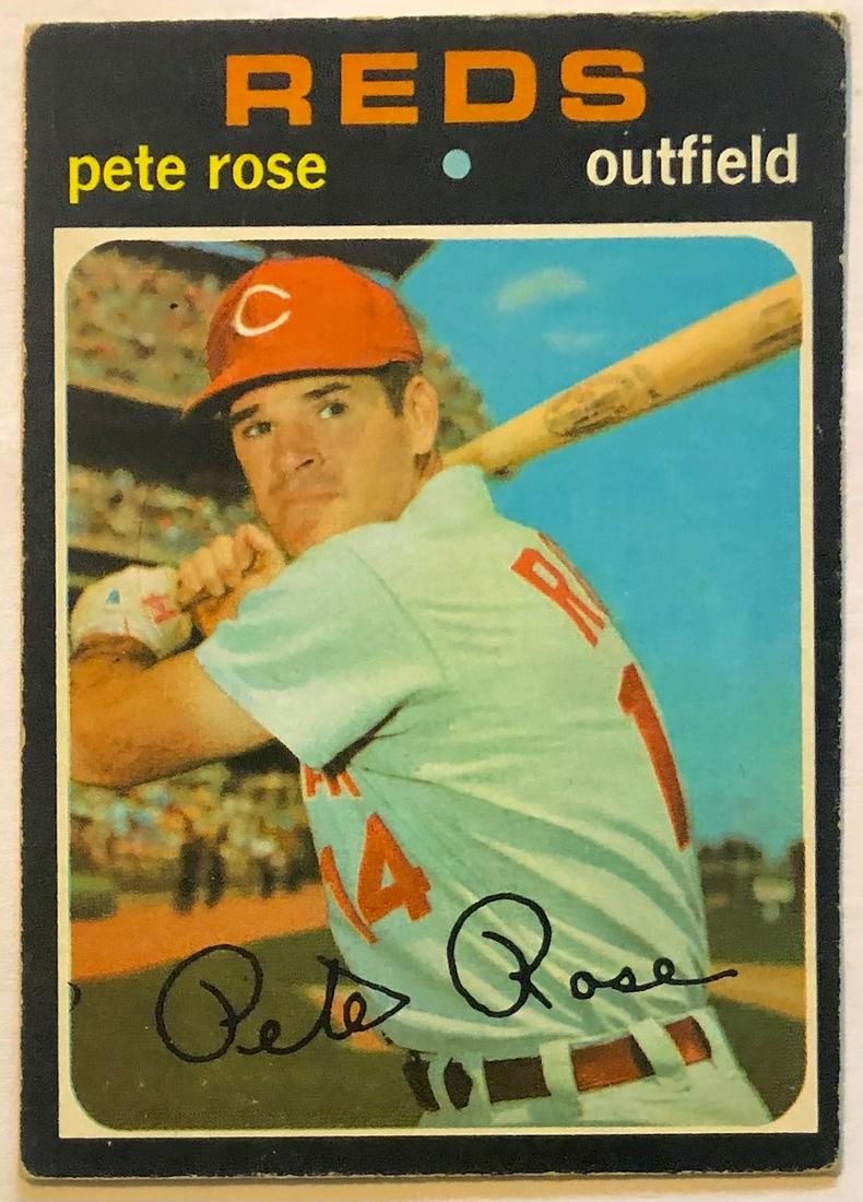 1971 PETE ROSE BASEBALL CARD (1 of 3)