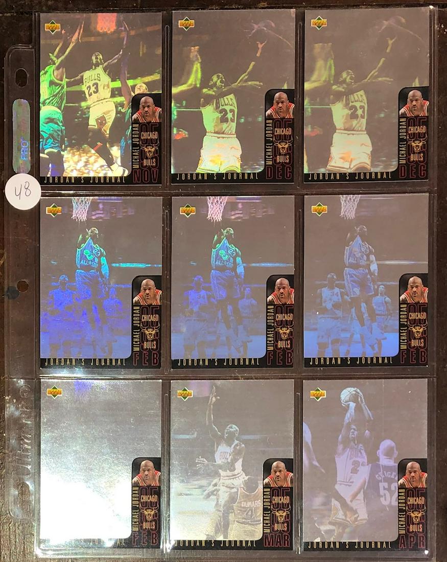 LOT 9 UPPER DECK 1996 HOLOGRAM MICHAEL JORDAN CARDS (1 of 4)