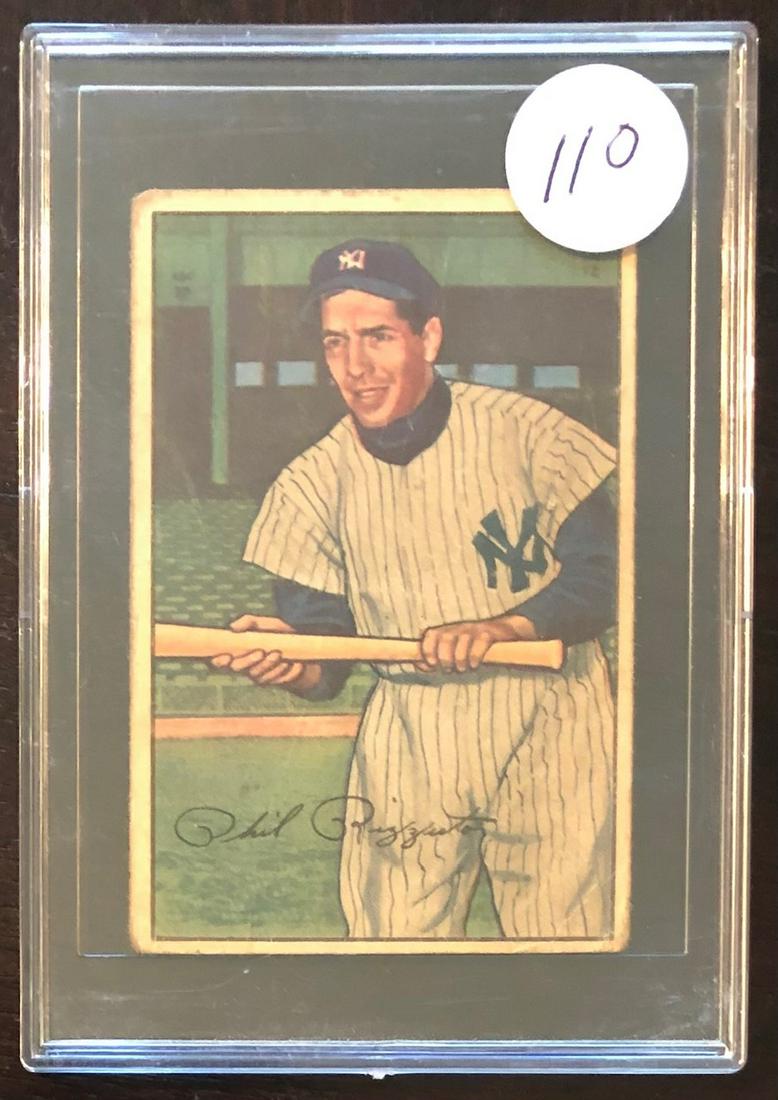 1952 BOWMAN PHIL RIZZUTO BASEBALL CARD (1 of 3)