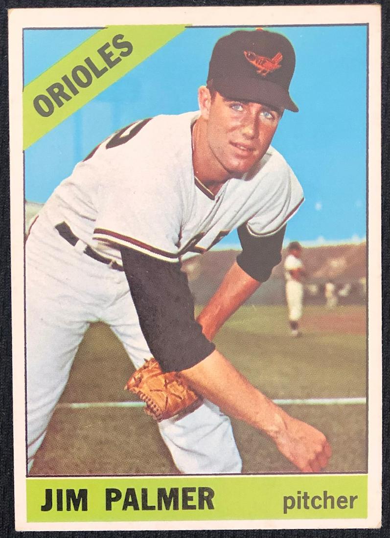 1966 TOPPS JIM PALMER HOF ROOKIE CARD (1 of 3)