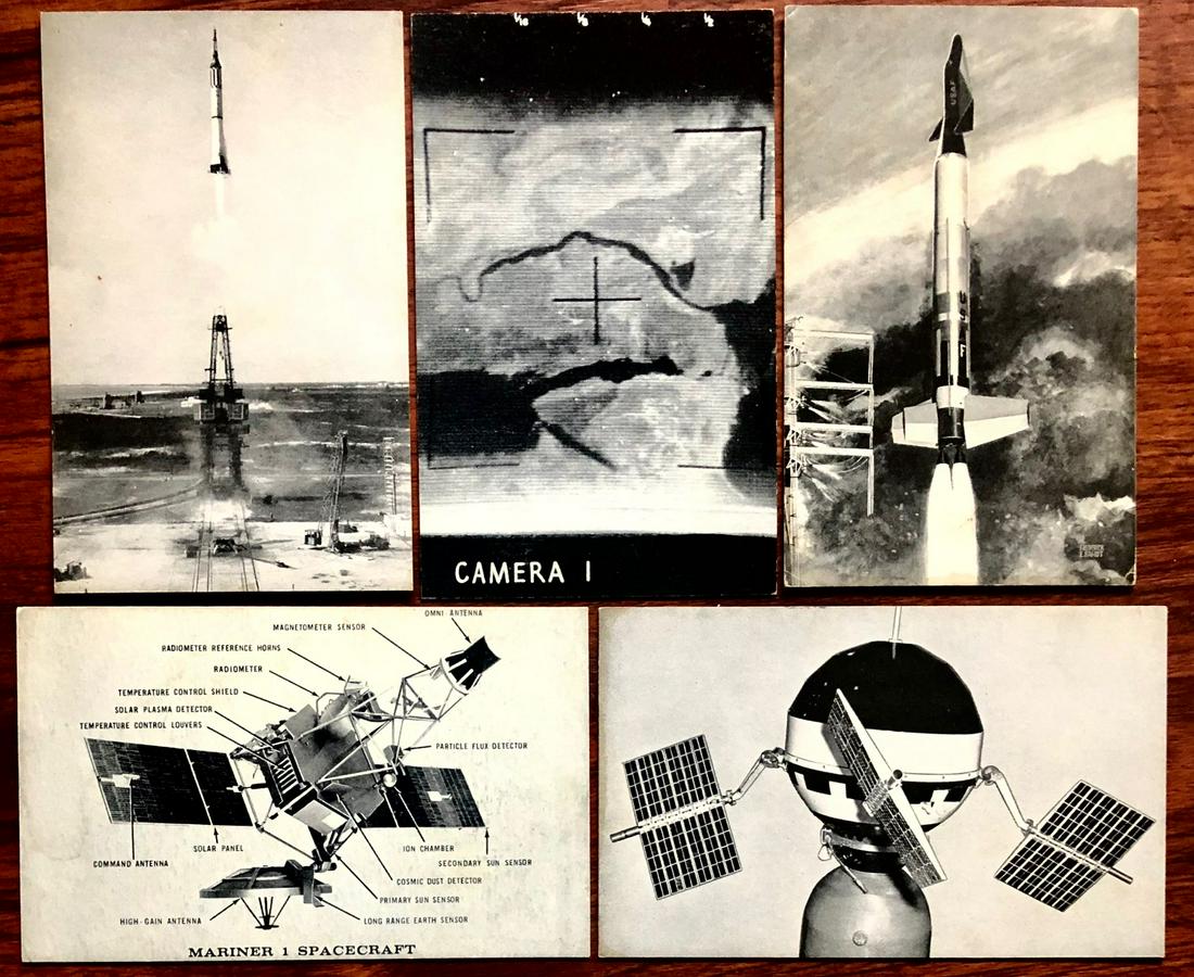 LOT 14 MERCURY SPACE PROGRAM 1962 EXHIBIT CARDS (1 of 7)
