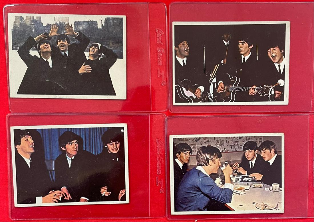 LOT 9 CIRCA 1965 BEATLES COLLECTOR CARDS (1 of 5)
