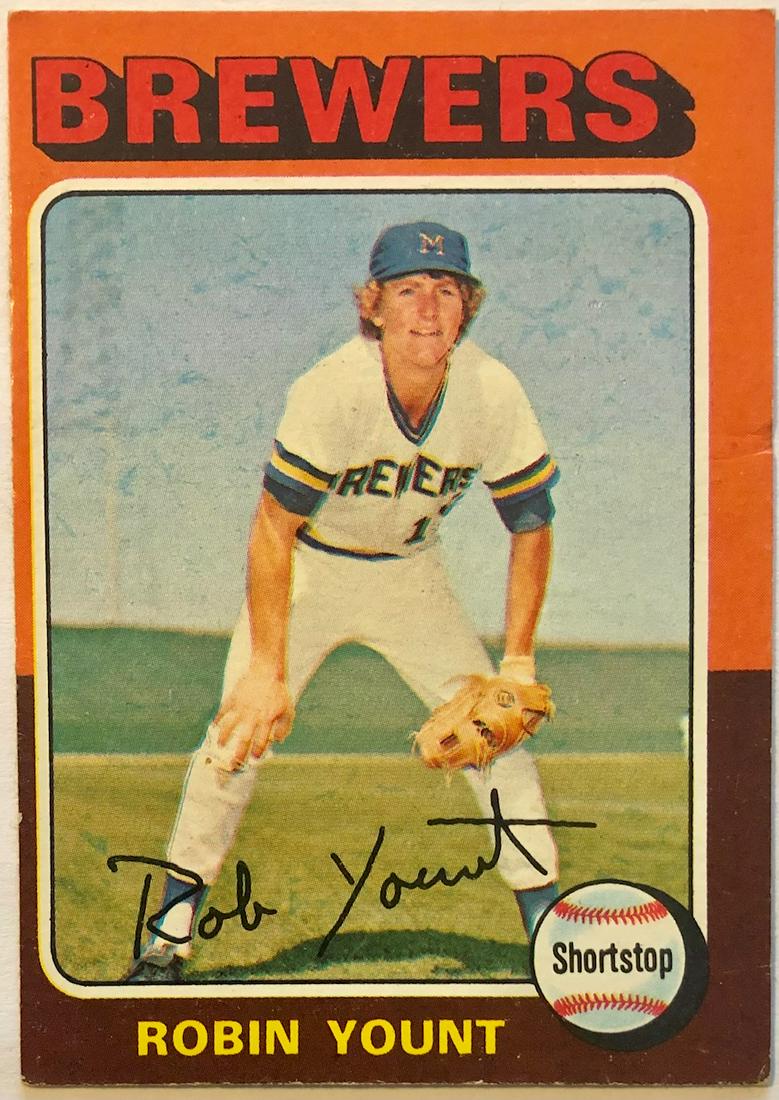 ROBIN YOUNT 1978 TOPPS ROOKIE BASEBALL CARD (1 of 3)