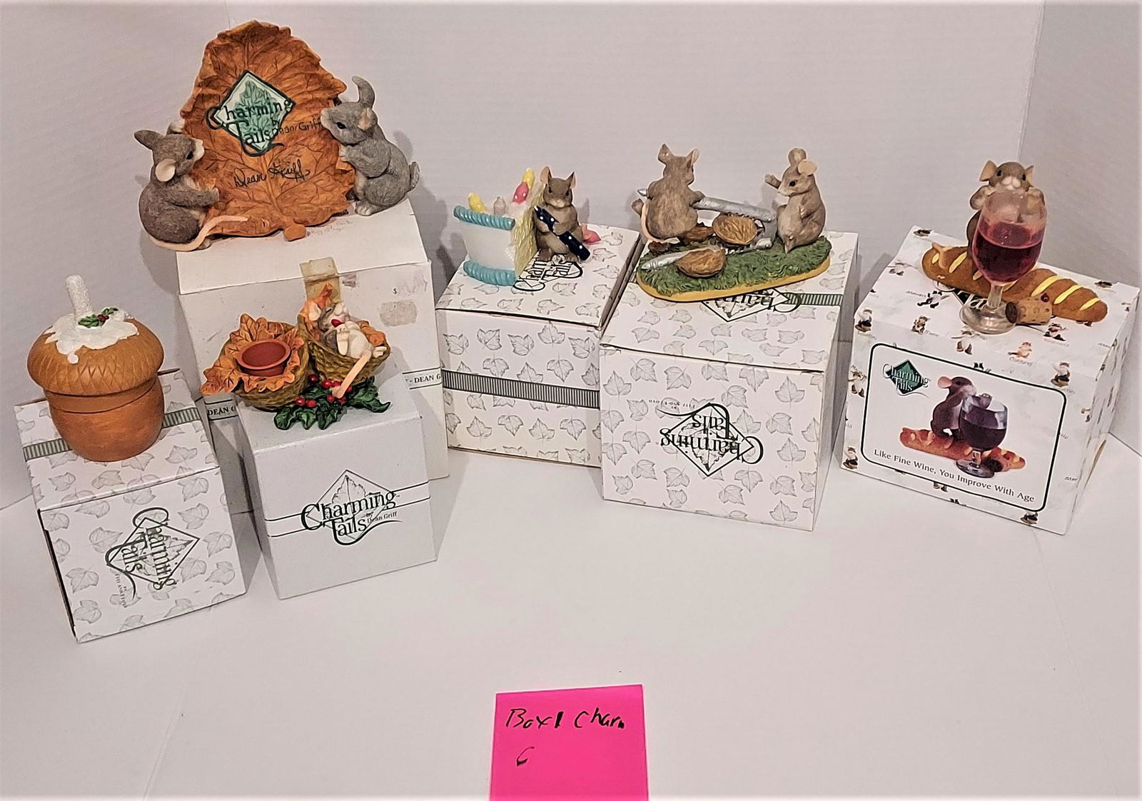 LOT 6 "CHARMING TAILS" FIGURES IN BOXES (1 of 14)