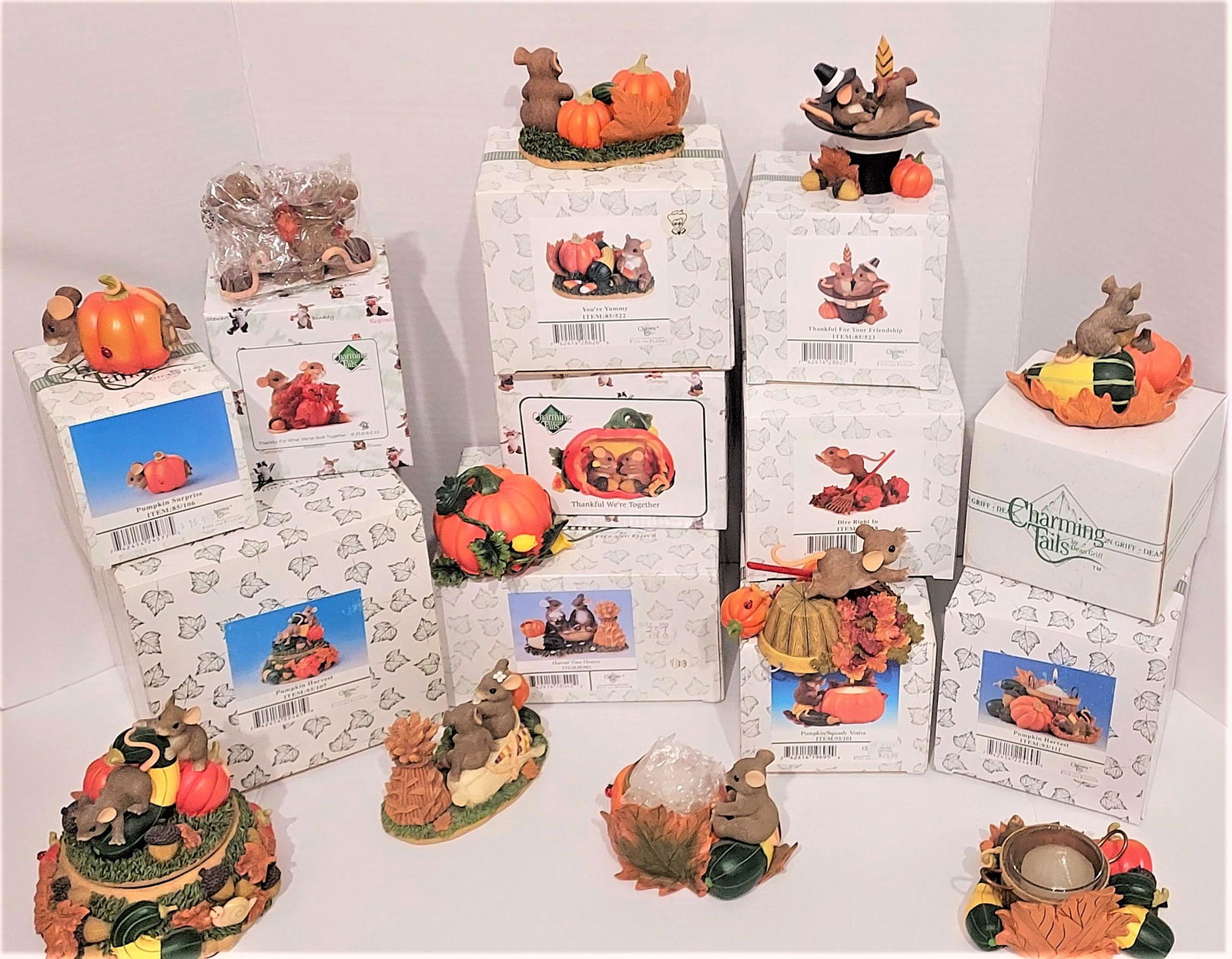 LOT 11 "CHARMING TAILS" FIGURES IN BOXES (1 of 16)