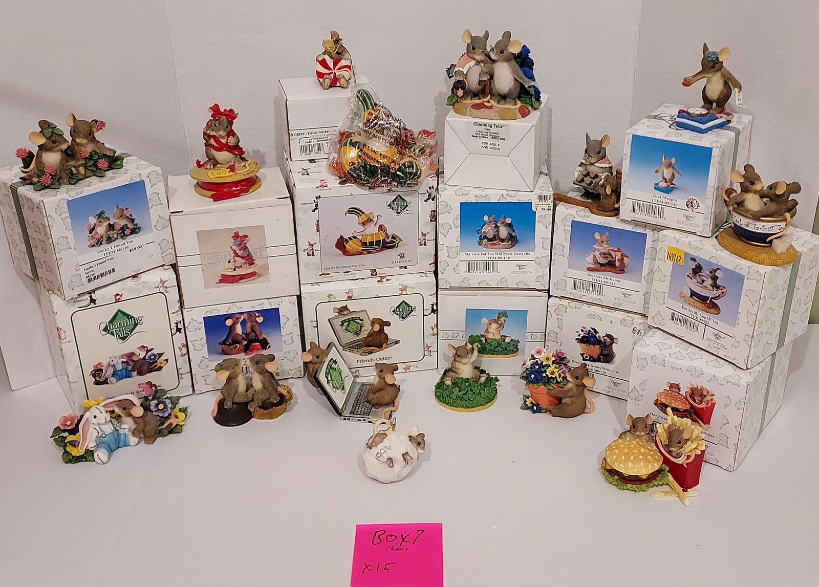 LOT 15 "CHARMING TAILS" FIGURES IN BOXES (1 of 18)