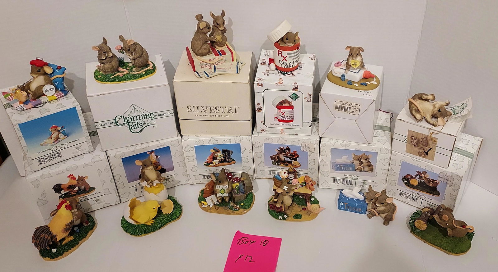 LOT 12 "CHARMING TAILS" FIGURES IN BOXES (1 of 14)