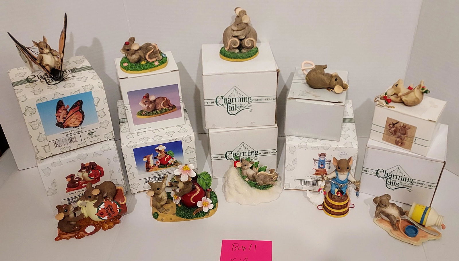 LOT 10 "CHARMING TAILS" FIGURES IN BOXES (1 of 13)