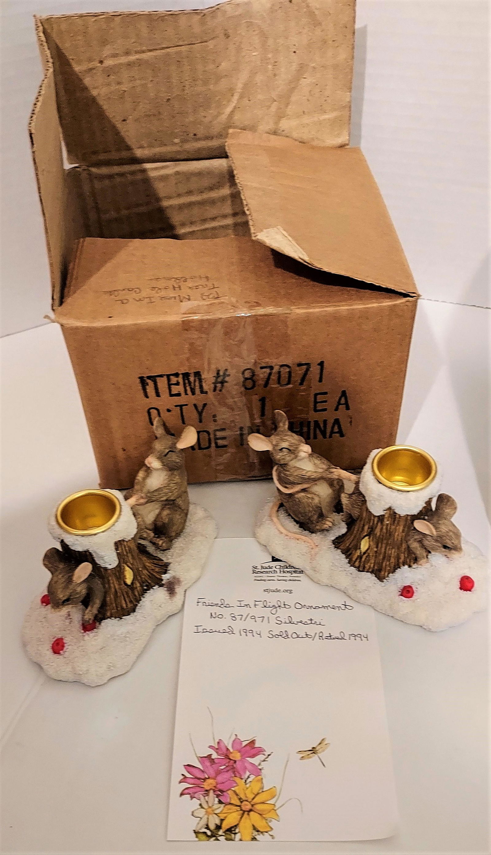 LOT 3 "CHARMING TAILS" FIGURES IN BOXES (1 of 5)