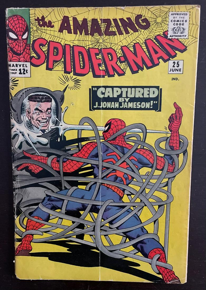 VINTAGE 1965 AMAZING SPIDER-MAN #25 COMIC BOOK (1 of 2)