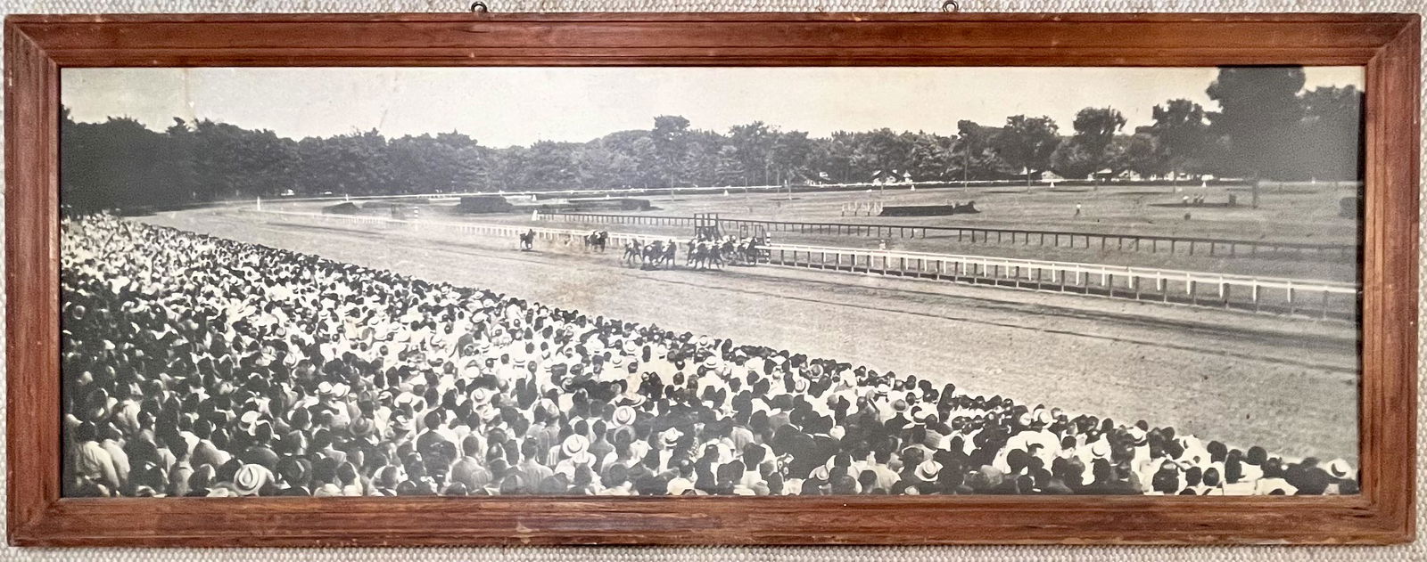 LG. VINTAGE SARATOGA HORSE TRACK PHOTOGRAPH (1 of 6)
