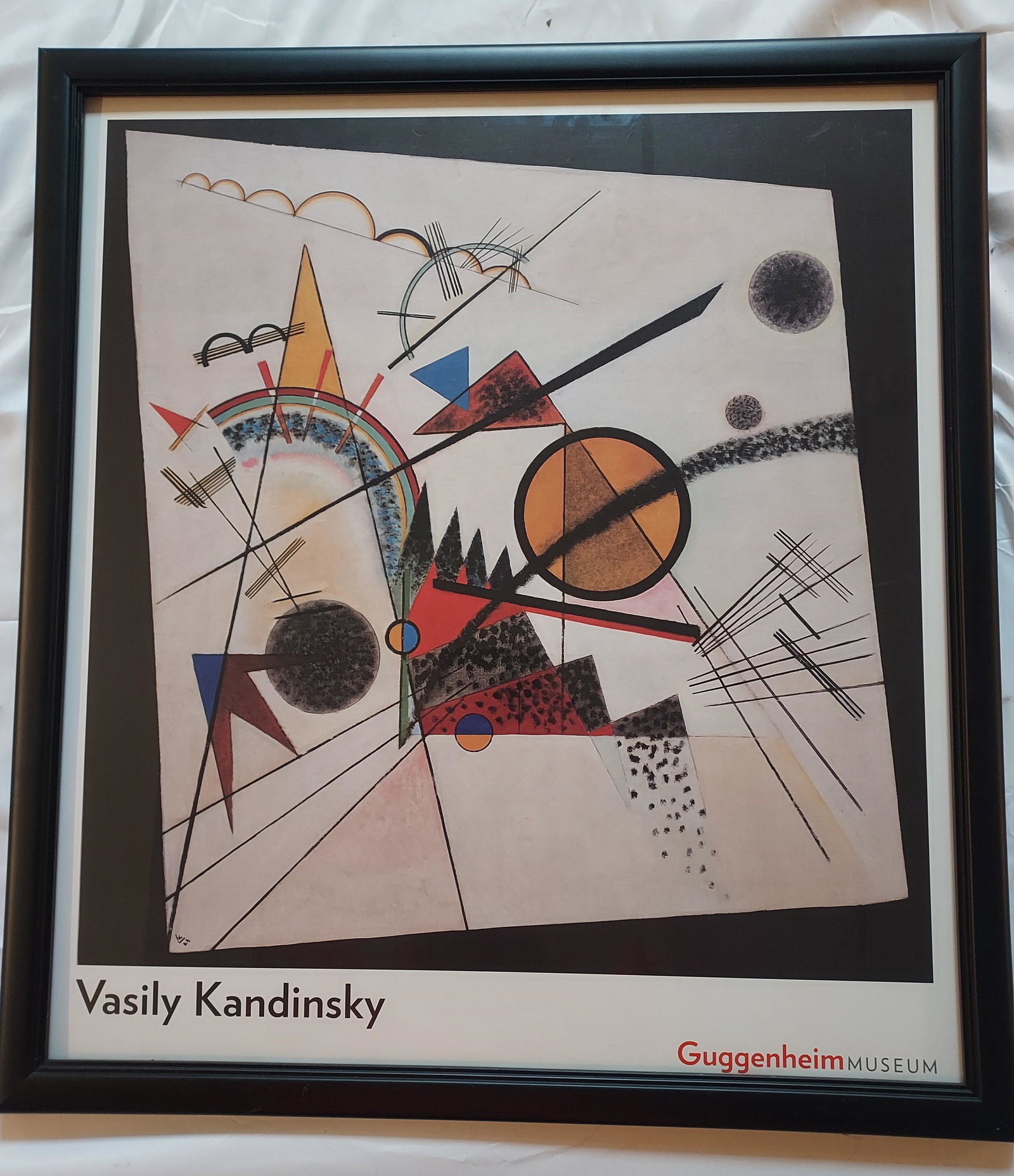 Wassily Kandinsky Vasily Kandinsky Guggenheim museum " In the Black Square: Wassily Kandinsky Vasily Kandinsky Guggenheim museum " In the Black Square 29 x 32 x 1 Condition as pictured, unless otherwise noted. If you have any question please contact us.
