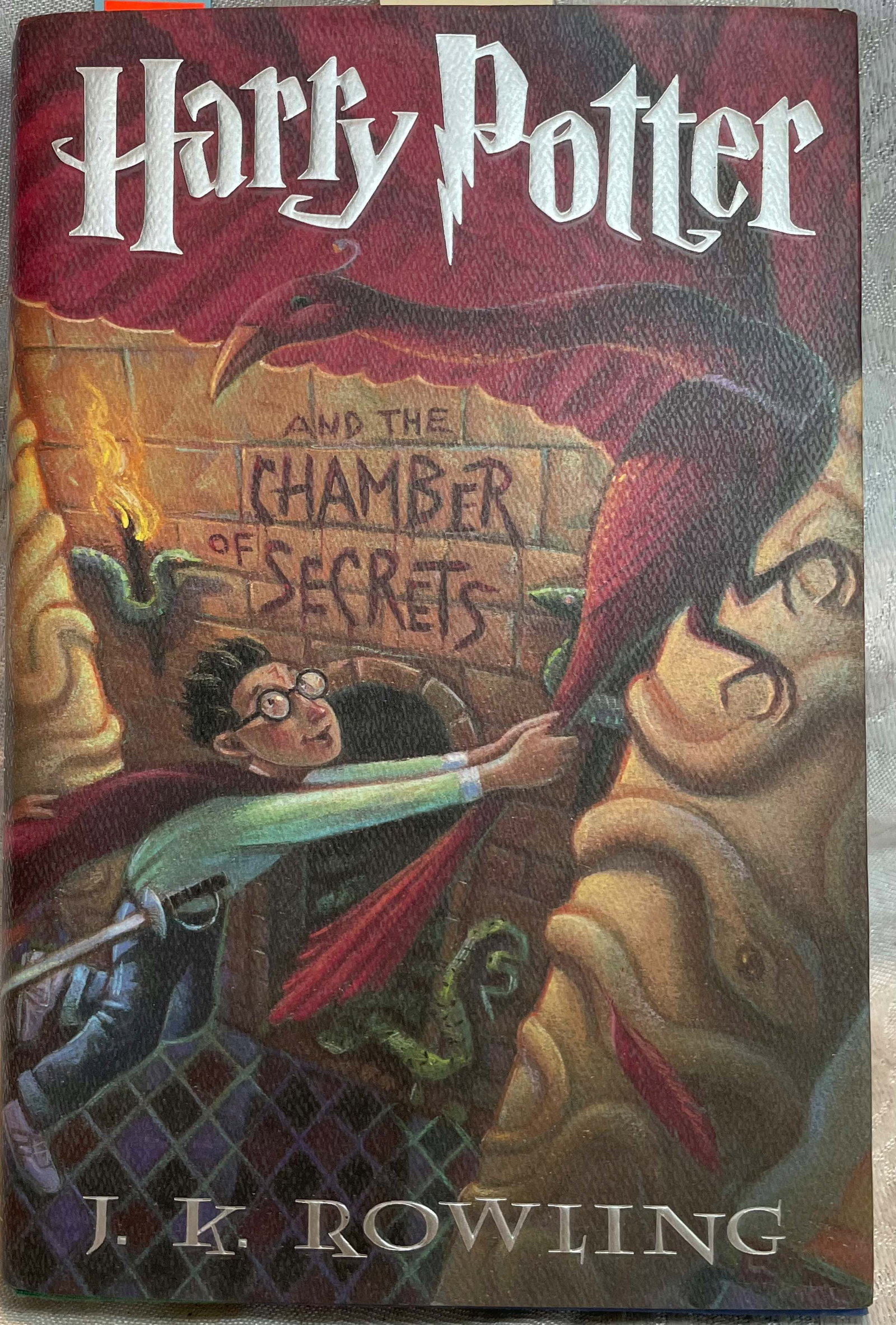 HARRY POTTER AND THE CHAMBER OF SECRETS, J. K. ROWLING, FIRST EDITION, ARTHUR A LEVINE BOOKS. (1 of 8)