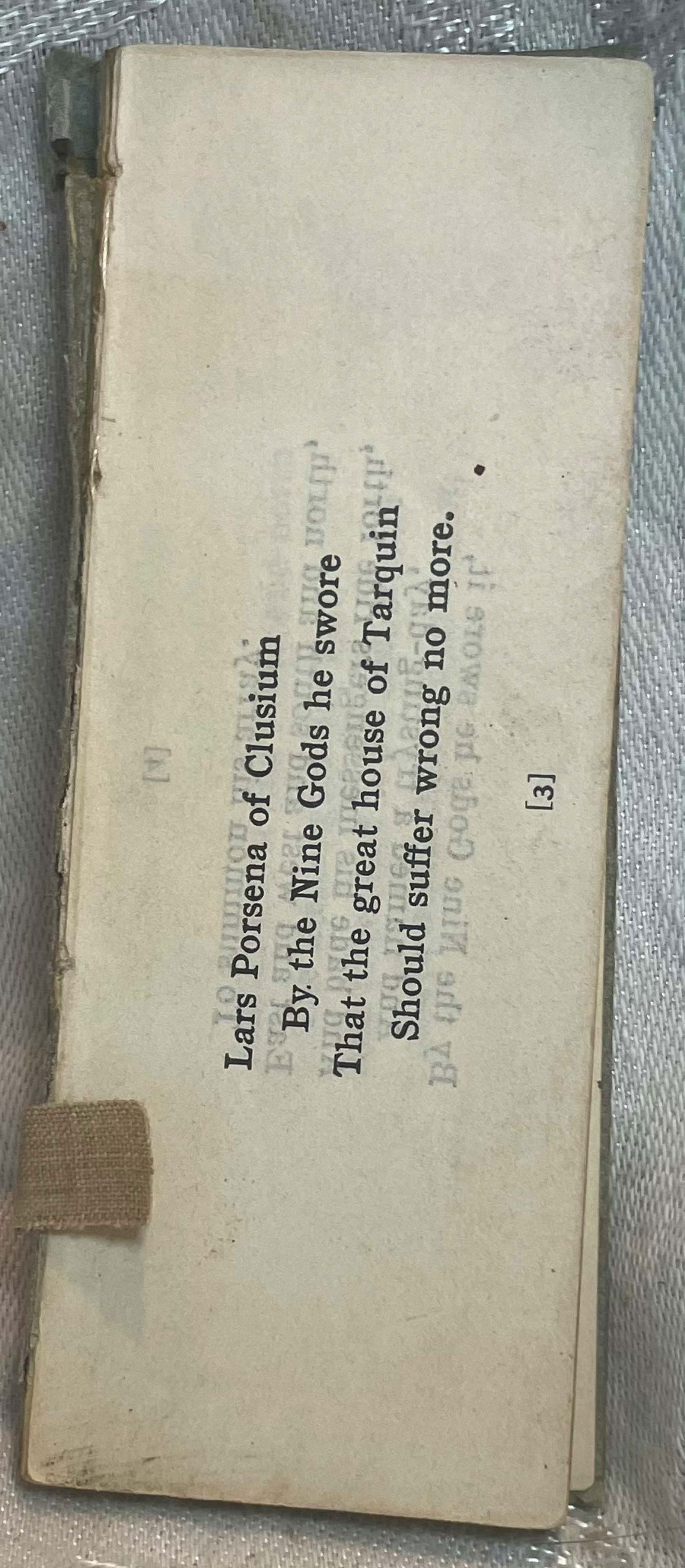 SOMETHING FOR EVERYONE LOT - LOT OF 10: Includes HORTATIUS AT THE BRIDGE, MACAULAY, VEST POCKET EDITION, MASONIC CODE OF THE GRAND LODGE OF OHIO, 1945, H S JOHNSON, SONGS OF INNOCENCE, OLD WORLD SERIES, 1904, WILLIAM BLAKE, LIMITED EDITION,