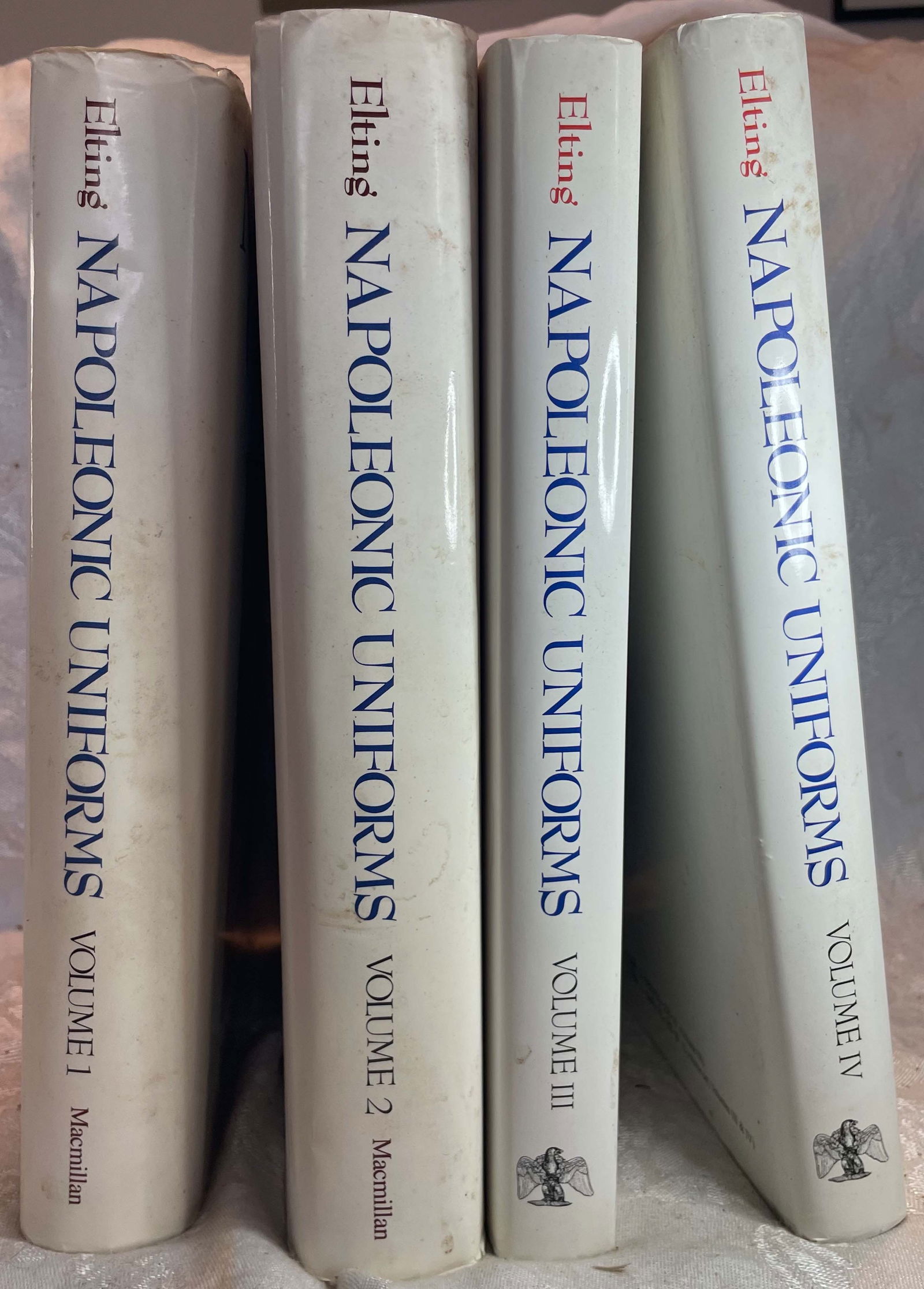 NAPOLEONIC UNIFORMS, 4 VOLUMES, 1993, JOHN R ELTING (1 of 14)