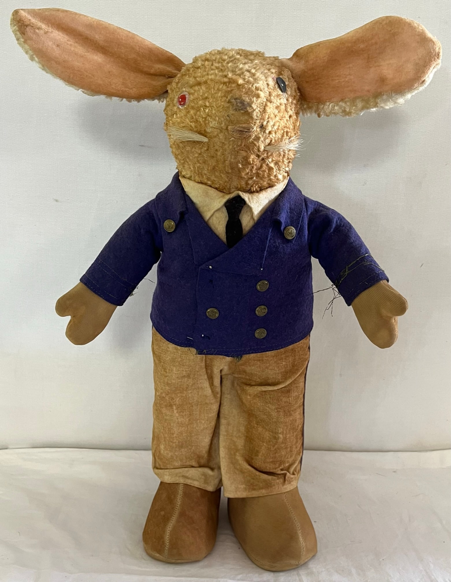 LG. ANTIQUE STUFFED BUNNY RABBIT WINDOW DISPLAY - STUFFED TOY (1 of 11)