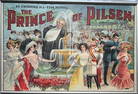 ORIGINAL CIRCA 1900 FRAMED "THE PRINCE OF PILSEN" ADVERTISING POSTER