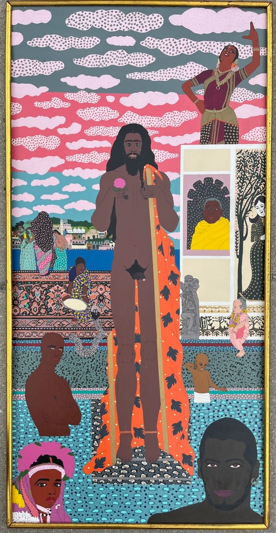 MIXED MEDIA PAINTING BY KEITH ANDREW DONAHUE 1985 (1 of 12)