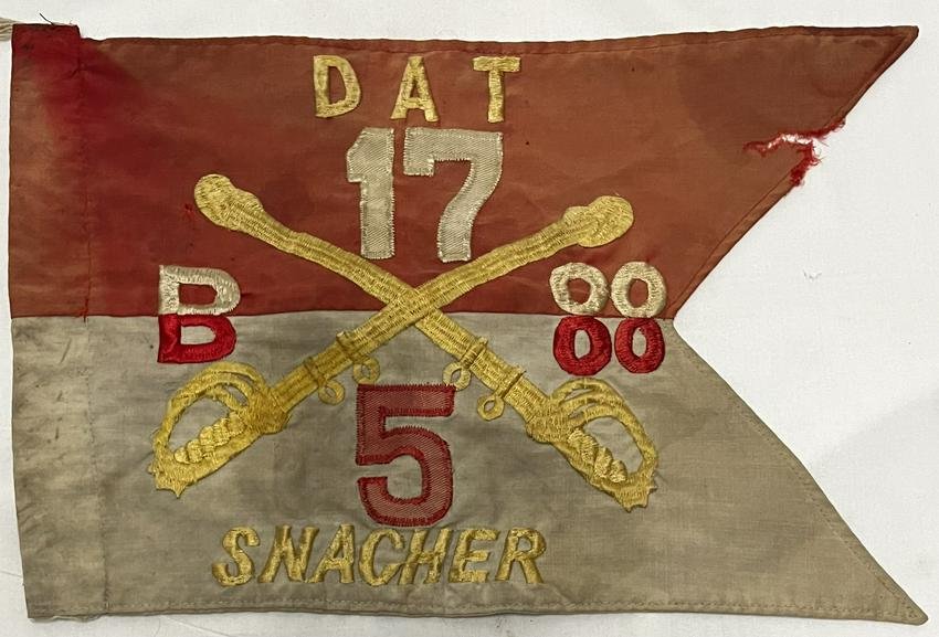 WWI / WWII CAVALRY TROOP GUDION FLAG (1 of 3)
