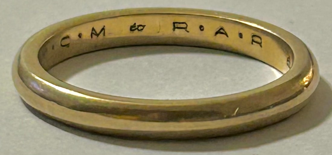 14K YELLOW GOLD WEDDING BAND - 3.44 GRAMS (1 of 4)