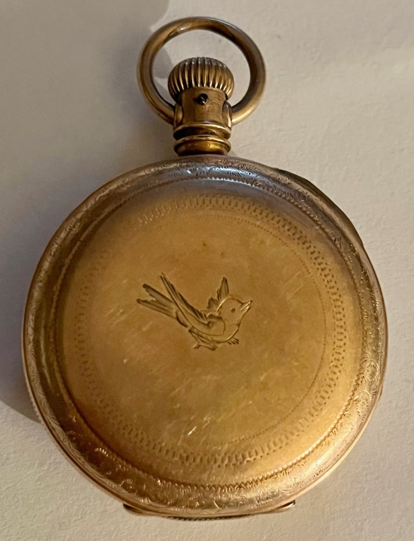 ELGIN 'EXCELSIOR' GOLD FILLED HUNTERE'S CASE POCKET WATCH (1 of 9)