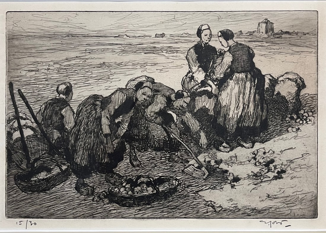 ANTIQUE LIMITED EDITION ENGRAVING - ARTIST SIGNED (1 of 8)