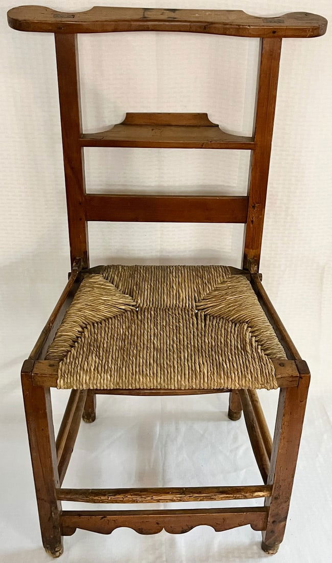 ANTIQUE FRENCH 18TH / 19TH C. COUNTRY FRENCH PRIE DIEU KNEELER CHAIR (1 of 10)