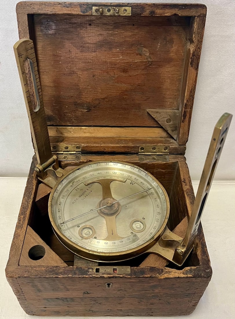 19TH C. ALEXANDER MABON & SONS (SCOTTISH, 1856-1934) MINER'S DIAL (1 of 15)