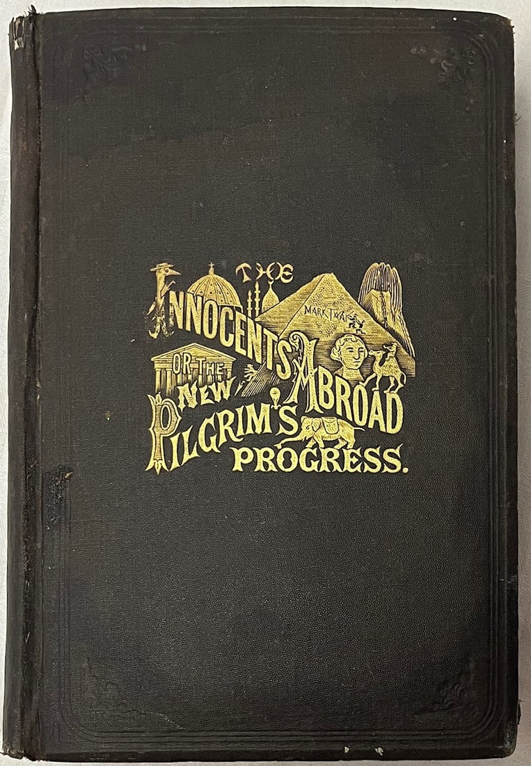 ANTIQUE BOOK "THE INNOCENTS ABROAD" MARK TWAIN 1ST EDITION (1 of 14)