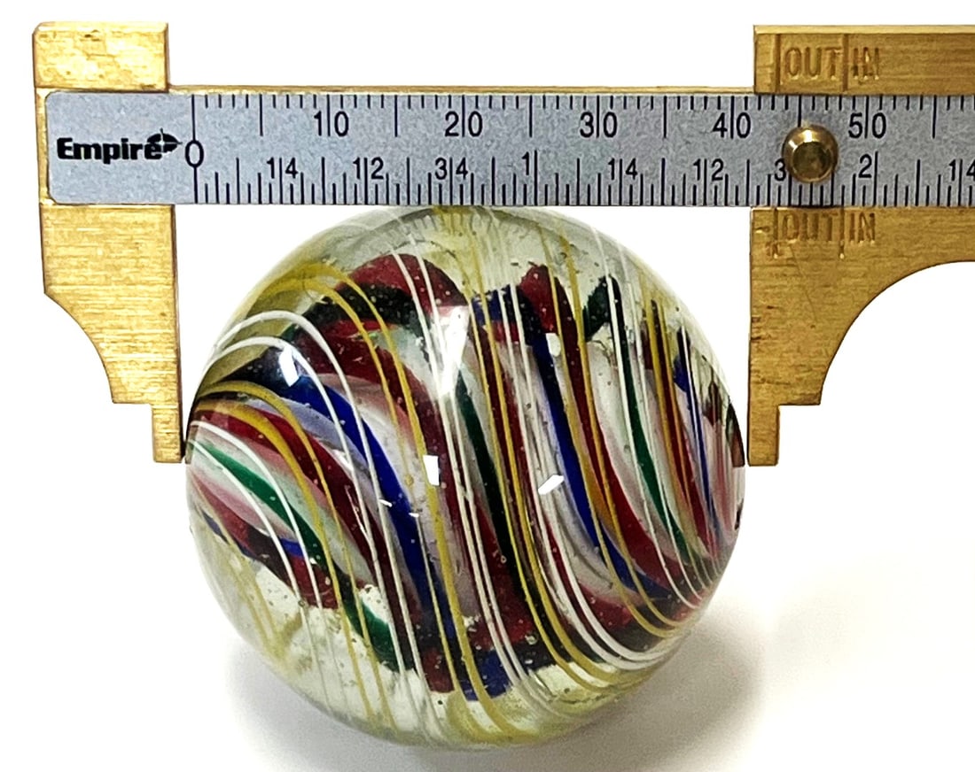 LG 1 11/16" ANTIQUE GERMAN MULTI-STAGE CORE MARBLE (1 of 13)