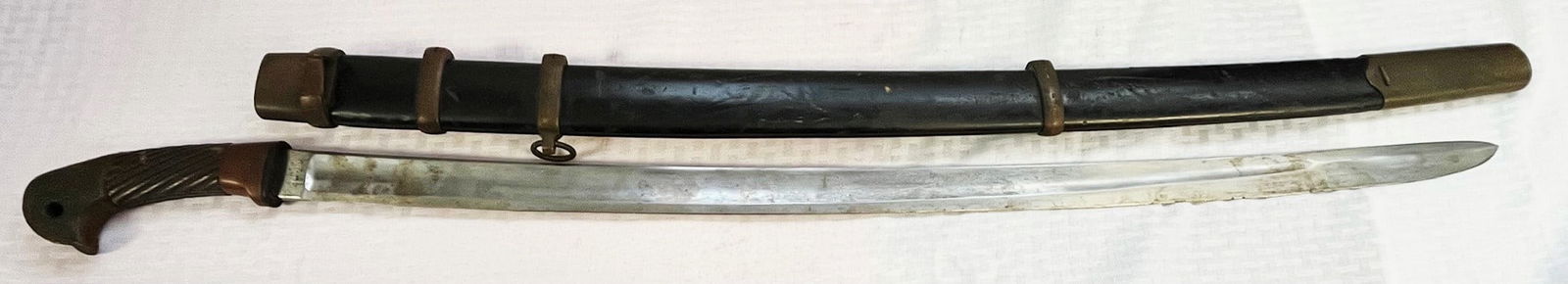 ORIGINAL SOVIET RUSSIAN COSSACK SHASHKA SABER WITH SCABBARD (1 of 19)