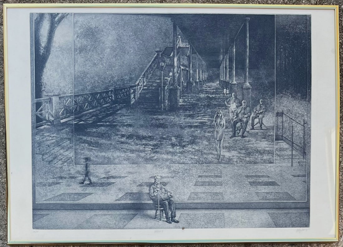 LIMITED EDITION 26/125 ARTIST SIGNED ETCHING PETER MILTON "PASSAGE II", 1971 (1 of 9)