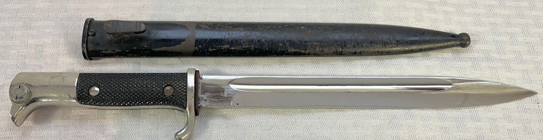 EARLY WWII GERMAN ARMY K98 DRESS BAYONET / DAGGER WITH SCABBARD (1 of 12)