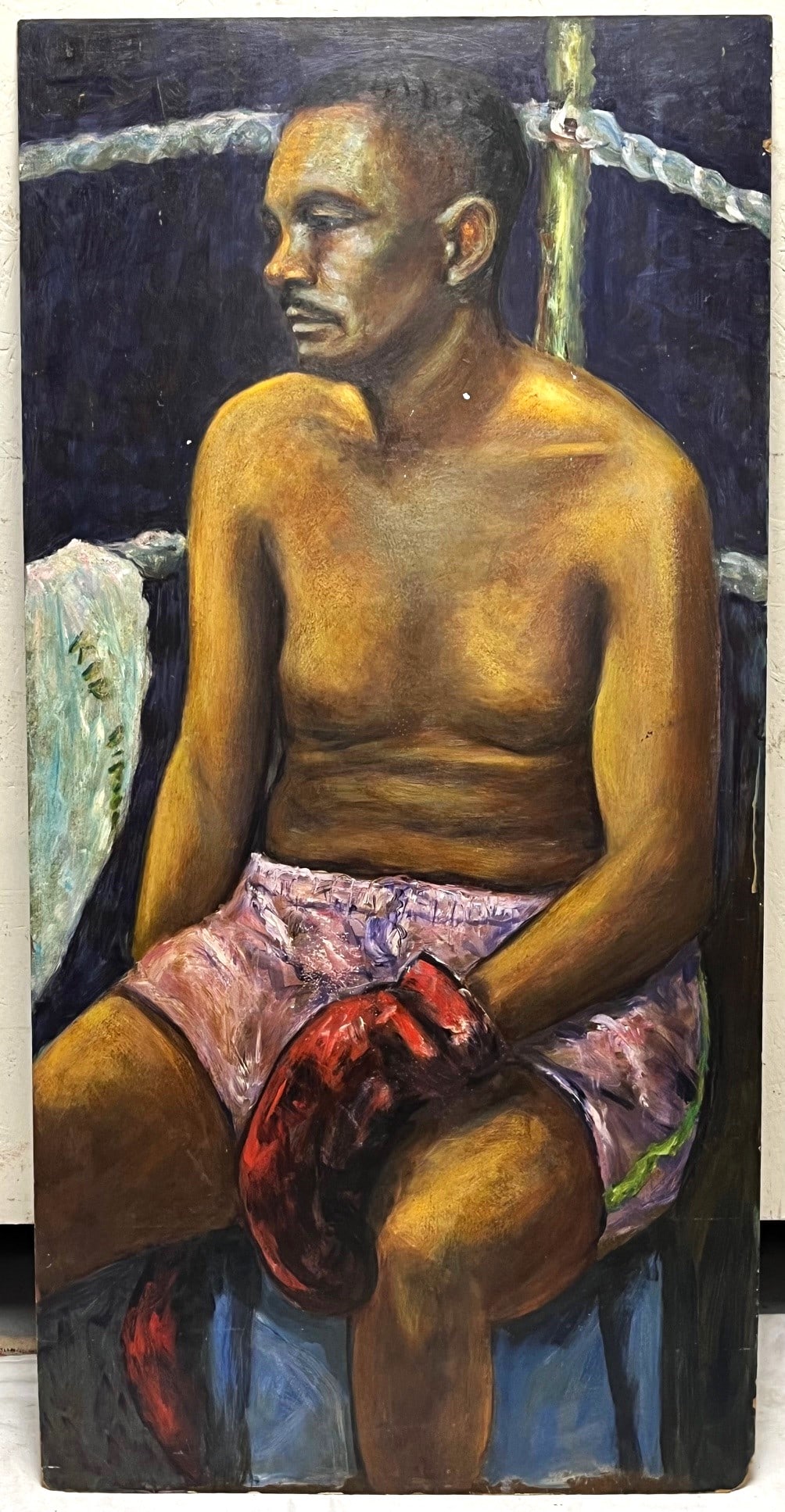 LG. OIL ON MASONITE BY ROYAL LEWANDO (WAS ACTIVE / LIVED IN PA, MID 20TH C.) (1 of 7)