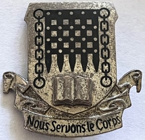 RARE WWII SPANISH REGIMENT BADGE / PIN