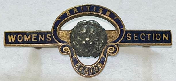 BRITISH LEGION WOMEN'S SECTION PIN / BADGE