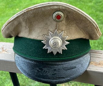 IMPERIAL GERMAN OFFICER'S (POLICE) VISOR HAT