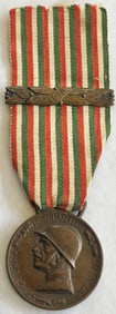 WWI ITALIAN UNIFICATION COMMEMORATIVE MEDAL WAR 1915-1918