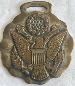WWII ERA U.S. EAGLE SEAL WATCH FOB