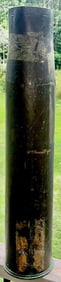 WWII 23 1/2" BRASS ORDNANCE SHELL CASING - 90MM M19 ARTILLERY SHELL