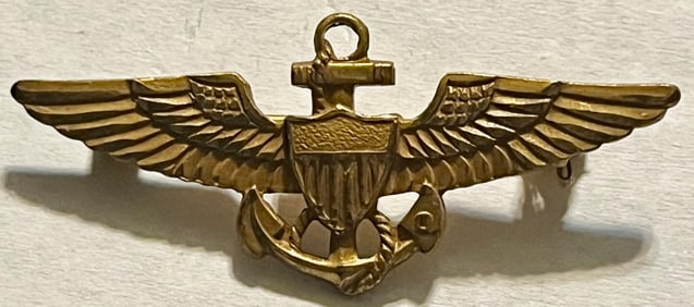 U.S. KOREAN WAR NAVAL AVIATOR PILOT WINGS