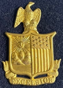 SCARCE EXAMPLE OF THE NEW YORK ISSUED STATE SEAL INSIGNIA