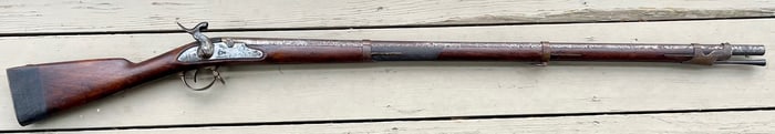 U.S. MODEL 1835 L. POMEROY MUSKET STAMPED U.S. 1842. MEXICAN / CIVIL WARS