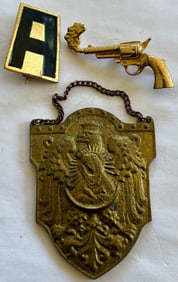 LOT OF 3 MILITARY RELATED PIECES