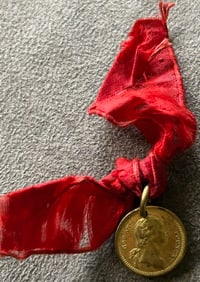 CIRCA 1876 LORD'S PRAYER MEDALET / PENDANT BY GEORGE SOLEY