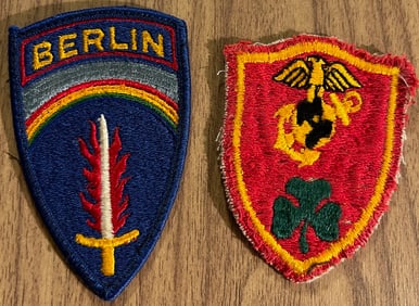 LOT OF 2 U.S. MILITARY PATCHES