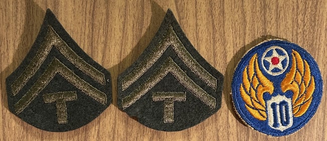 LOT OF 3 U.S. ARMY / AIR FORCE MILITARY PATCHES