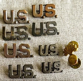 LOT OF 9 U.S. MILITARY PINS