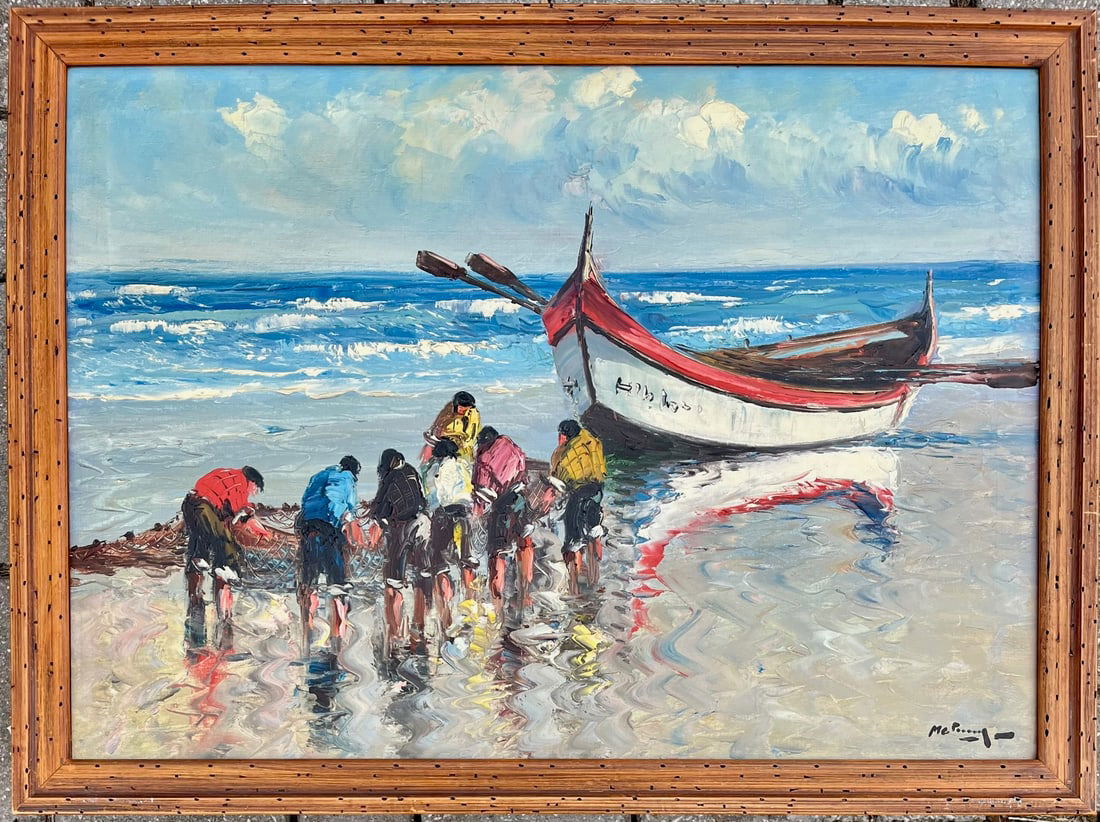 MANUEL GREGORIO PEREIRA PAINTING (1931-2013, ACTIVE / LIVED IN PORTUGAL) (1 of 7)